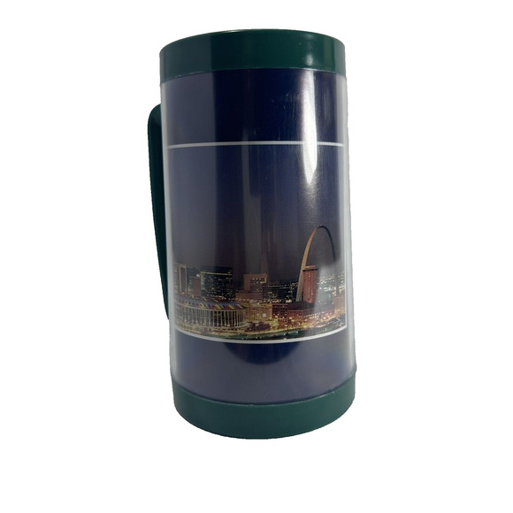 1966-1996 Busch Stadium 30th Anniversary STL Cardinal Beer Mug Baseball View VTG - Picture 5 of 12